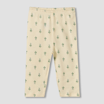 Pack of 2 Juniors Cotton Round Neck Long Sleeves Pyjama Set with Botanical Print