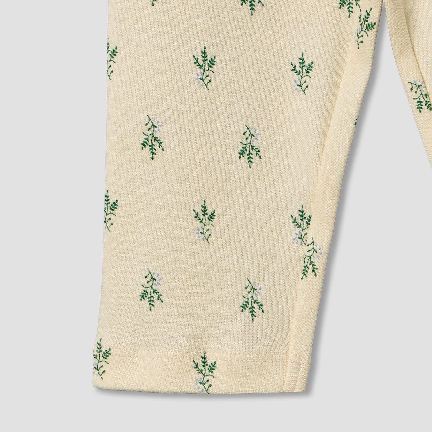 Pack of 2 Juniors Cotton Round Neck Long Sleeves Pyjama Set with Botanical Print