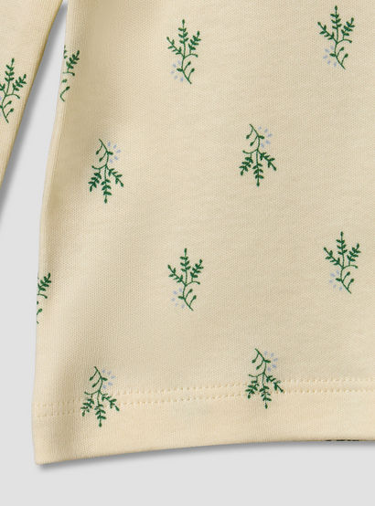 Pack of 2 Juniors Cotton Round Neck Long Sleeves Pyjama Set with Botanical Print-baby-girls-clothing-nightwear-pyjamasets-image-8