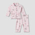 Disney Cotton Collared Neck Long Sleeve Pyjama Set with Marie Print