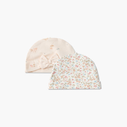 Pack of 2 Juniors Cap with Floral Print