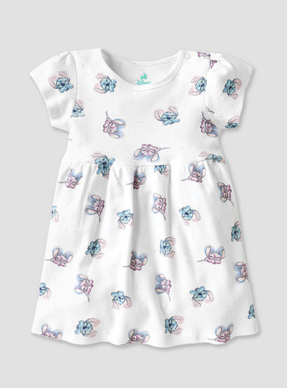 Disney Stitch and Angel Print Dress with Round Neck - Set of 2-baby-girls-clothing-dressesandjumpsuits-image-3