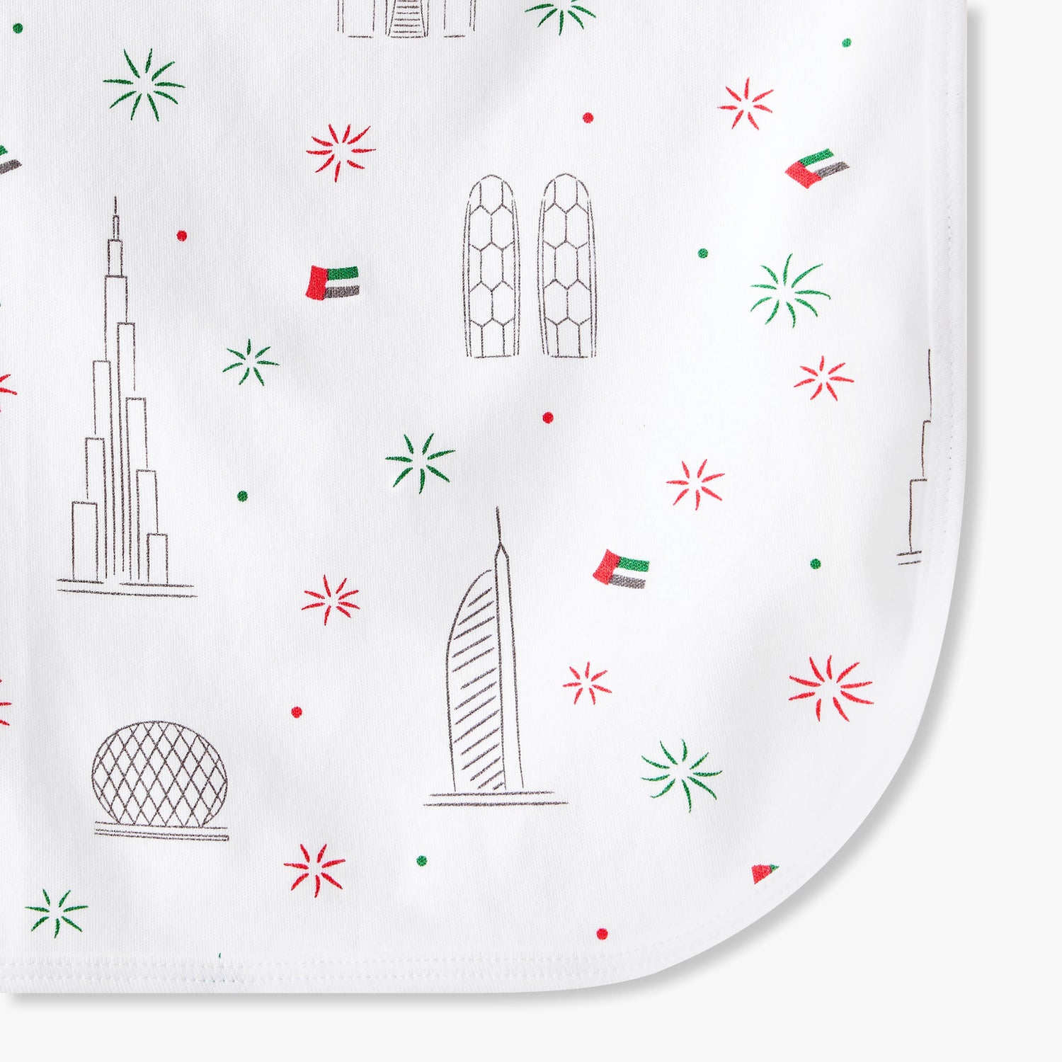Juniors Receiving Blanket with UAE National Day Print