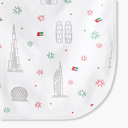 Juniors Receiving Blanket with UAE National Day Print