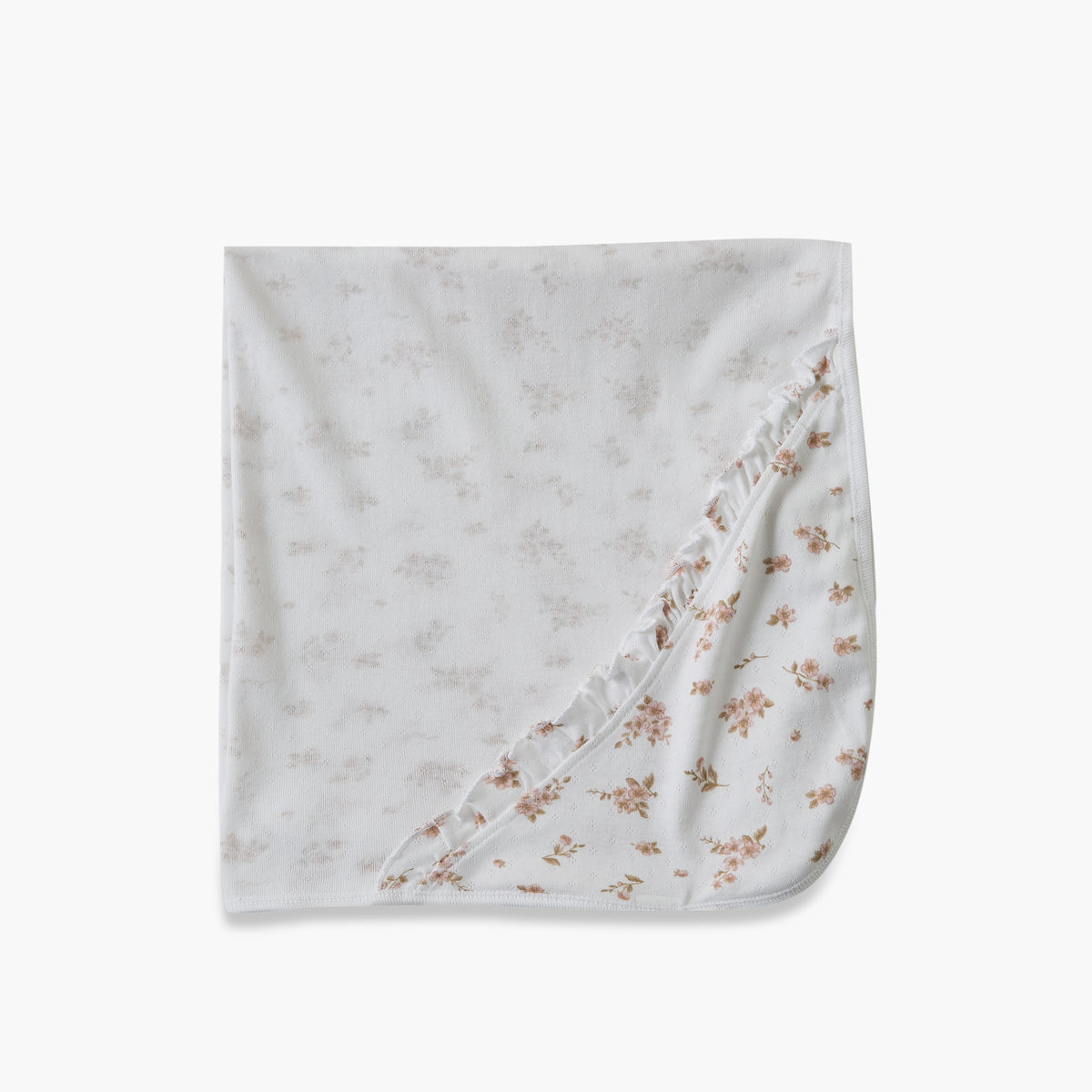 Juniors Receiving Blanket with Floral Print