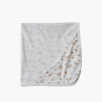 Juniors Receiving Blanket with Floral Print