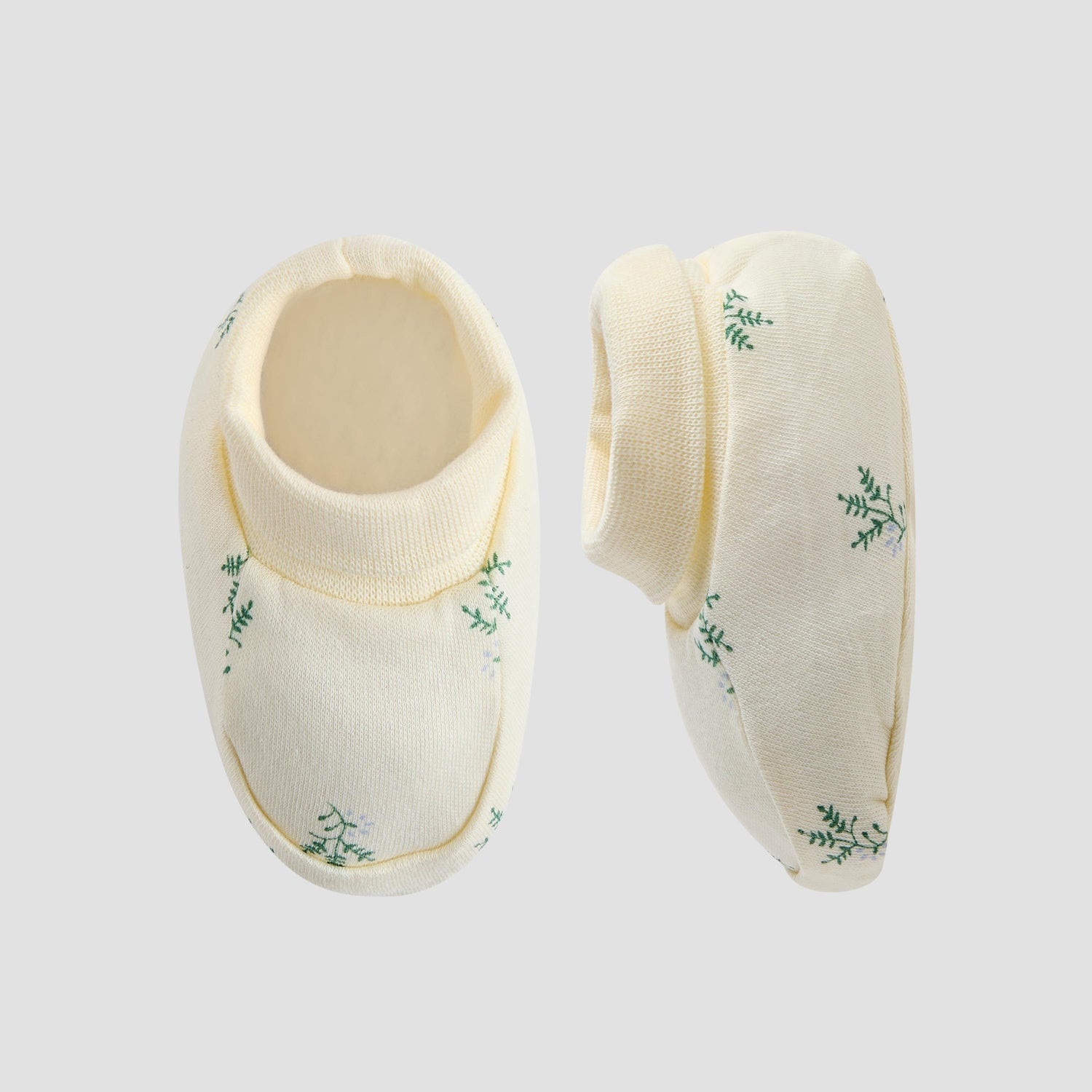 Pack of 2 Juniors Booties with Ribbed Hem- Slip-On