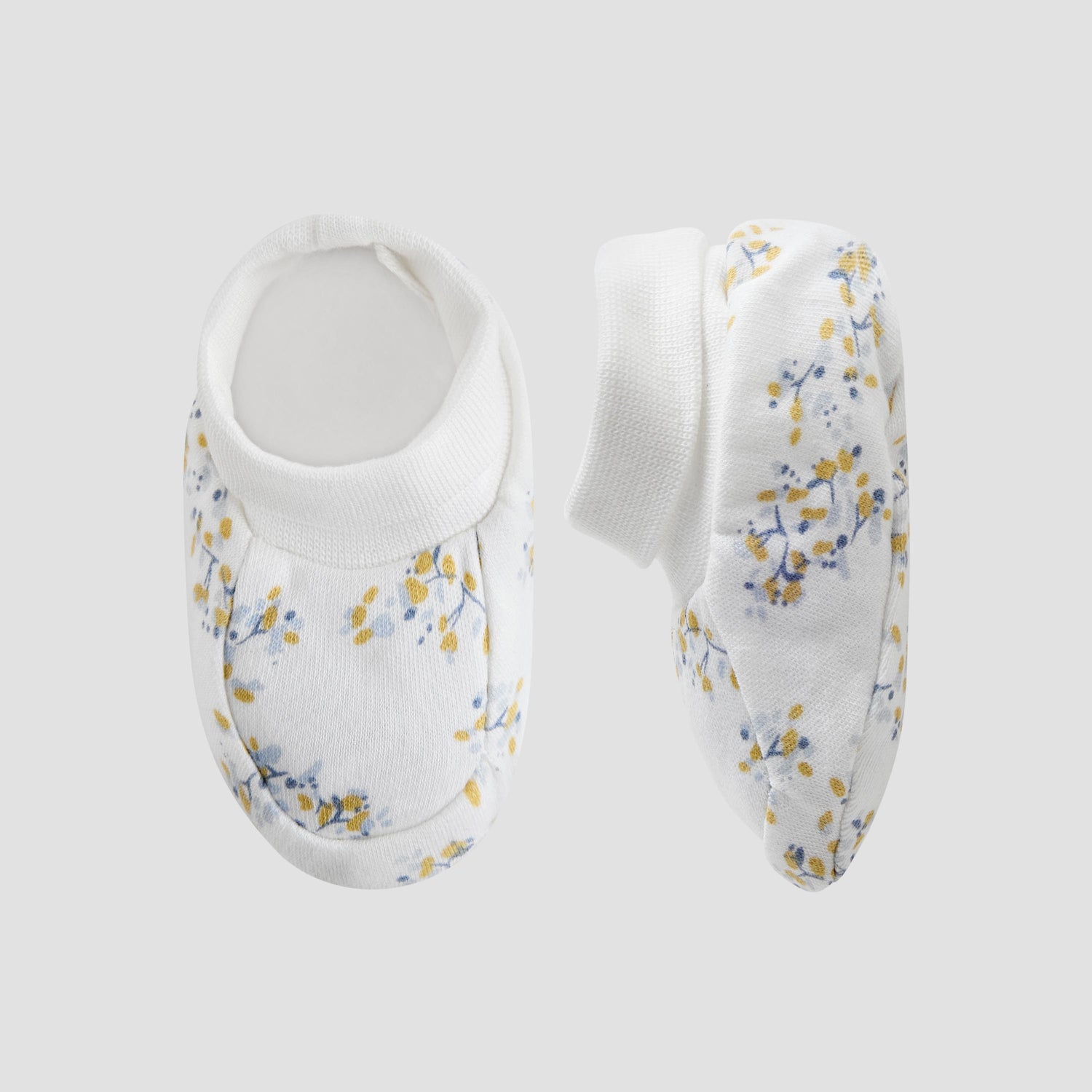 Pack of 2 Juniors Booties with Ribbed Hem- Slip-On