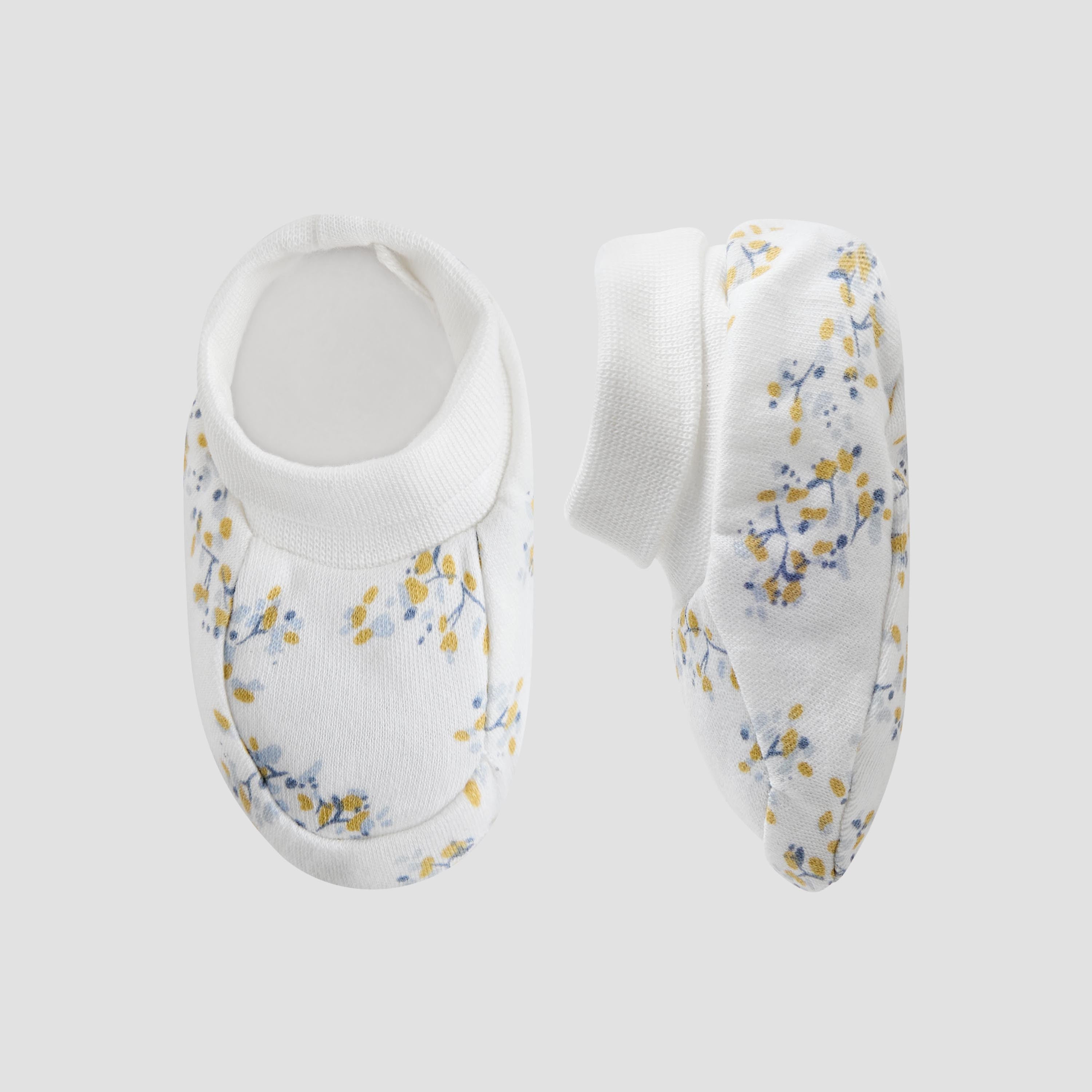 Pack of 2 Juniors Booties with Ribbed Hem- Slip-On