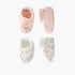 Pack of 2 Juniors Booties with Floral Design