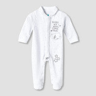 Disney Cotton Collar Neck Long Sleeves Sleepsuit with Winnie the Pooh Applique-undefined-image-1
