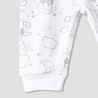 Disney Cotton Collared Neck Long Sleeve Pyjama Set with Winnie The Pooh Print