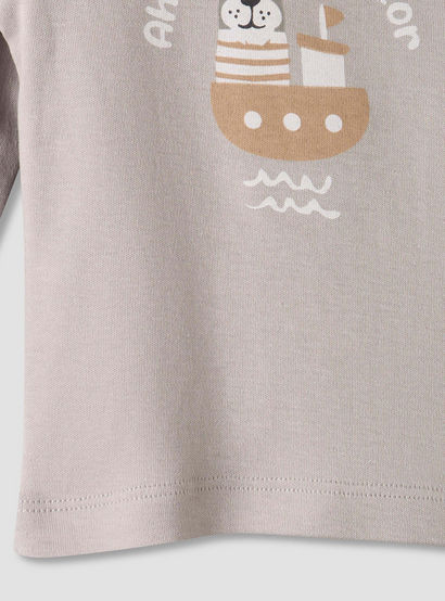 Pack of 2 Juniors Cotton Round Neck Long Sleeves Pyjama Set with Nautical Print-baby-boys-clothing-nightwear-pyjamasets-image-12