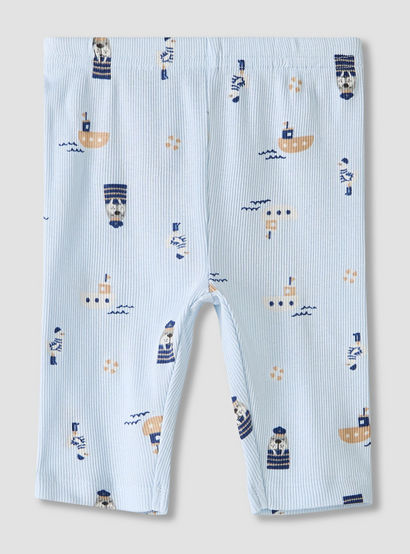 Pack of 2 Juniors Cotton Round Neck Long Sleeves Pyjama Set with Nautical Print-baby-boys-clothing-nightwear-pyjamasets-image-4