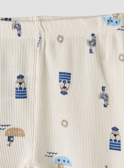 Pack of 2 Juniors Cotton Round Neck Long Sleeves Pyjama Set with Nautical Print-baby-boys-clothing-nightwear-pyjamasets-image-9