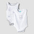 Pack of 2 Disney Round Neck Sleeveless Bodysuit with Winnie the Pooh Print - White / 12-18 mths