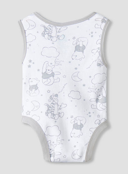 Pack of 2 Disney Round Neck Sleeveless Bodysuit with Winnie the Pooh Print-baby-boys-clothing-bodysuits-image-6