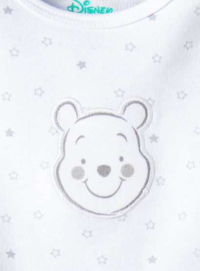 Pack of 2 Disney Round Neck Sleeveless Bodysuit with Winnie the Pooh Print-baby-boys-clothing-bodysuits-image-7