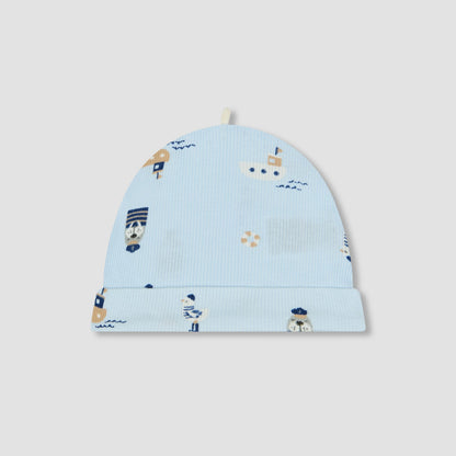 Pack of 2 Juniors Cap with Nautical Print