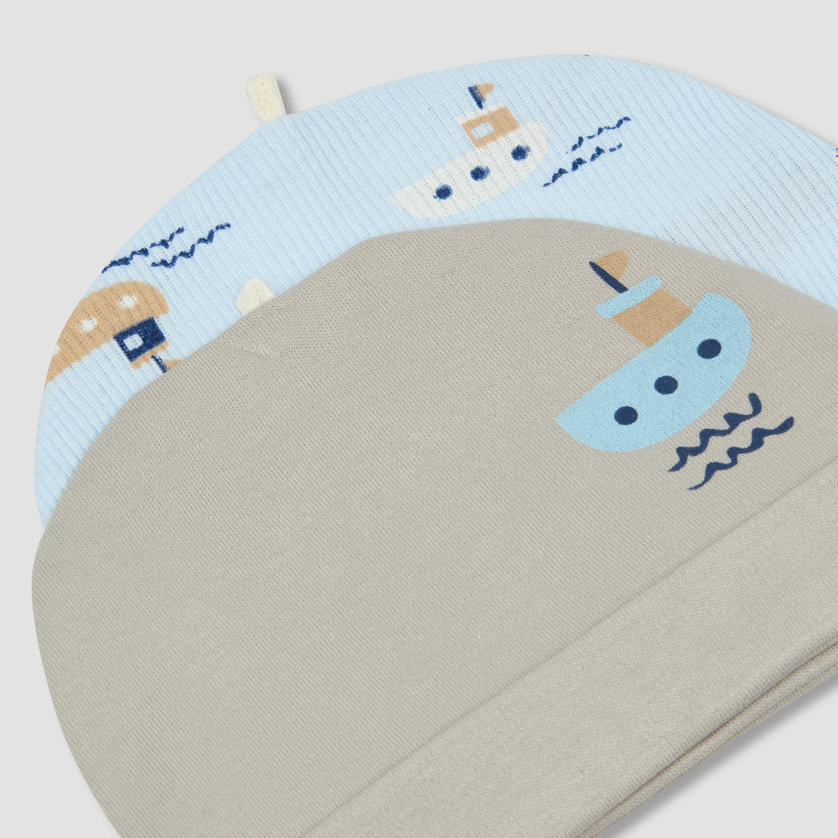 Pack of 2 Juniors Cap with Nautical Print