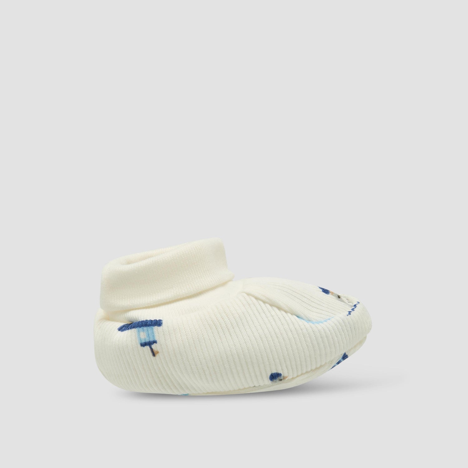 Pack of 2 Juniors Booties with Elasticated Cuff, Printed