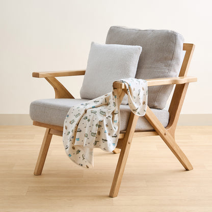 Juniors Graphic Print Receiving Blanket - 70x70 cm