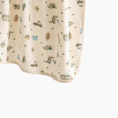 Juniors Graphic Print Receiving Blanket - 70x70 cm