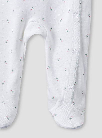 Juniors Floral Print Sleepsuit with Long Sleeves and Button Closure-baby-girls-clothing-nightwear-sleepsuits-image-4