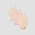 Pack of 3 Juniors Cotton Strappy Bodysuit with Floral Print - Multicolour / 12-18 mths