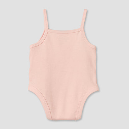 Pack of 3 Juniors Cotton Strappy Bodysuit with Floral Print