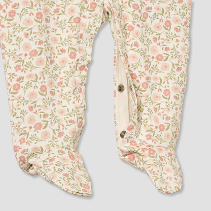 Pack of 3 Juniors Cotton Crew Neck Long Sleeves Sleepsuit with Floral Print