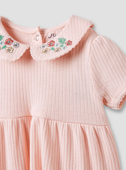 Juniors Embroidered Collared A-line Dress-baby-girls-clothing-dressesandjumpsuits-image-3