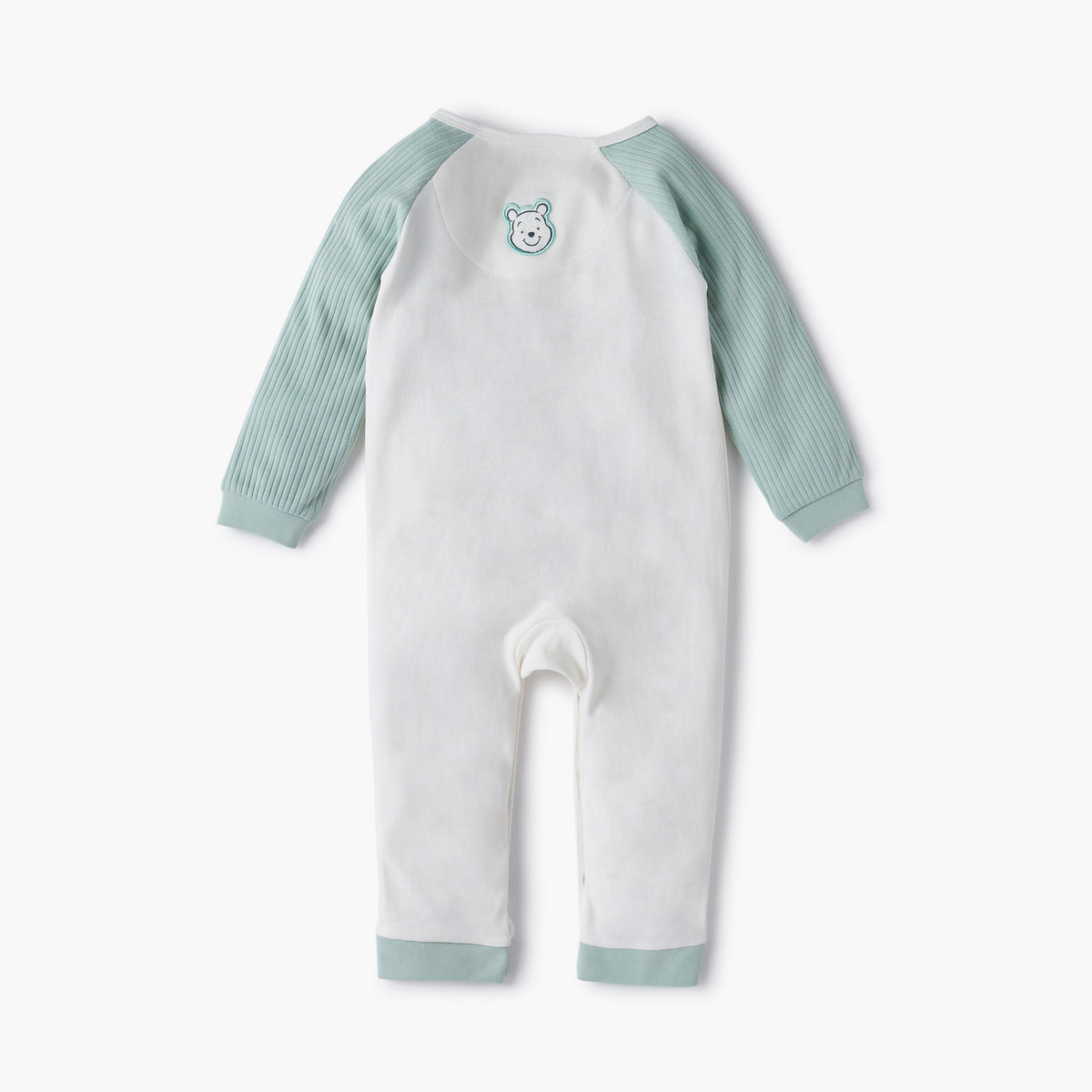 Disney Winnie The Pooh Embroidered Sleepsuit with Long Sleeves