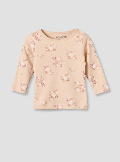 Set of 3 Juniors Cotton Round Neck Pyjama Set with Floral Print-baby-girls-clothing-nightwear-pyjamasets-image-2