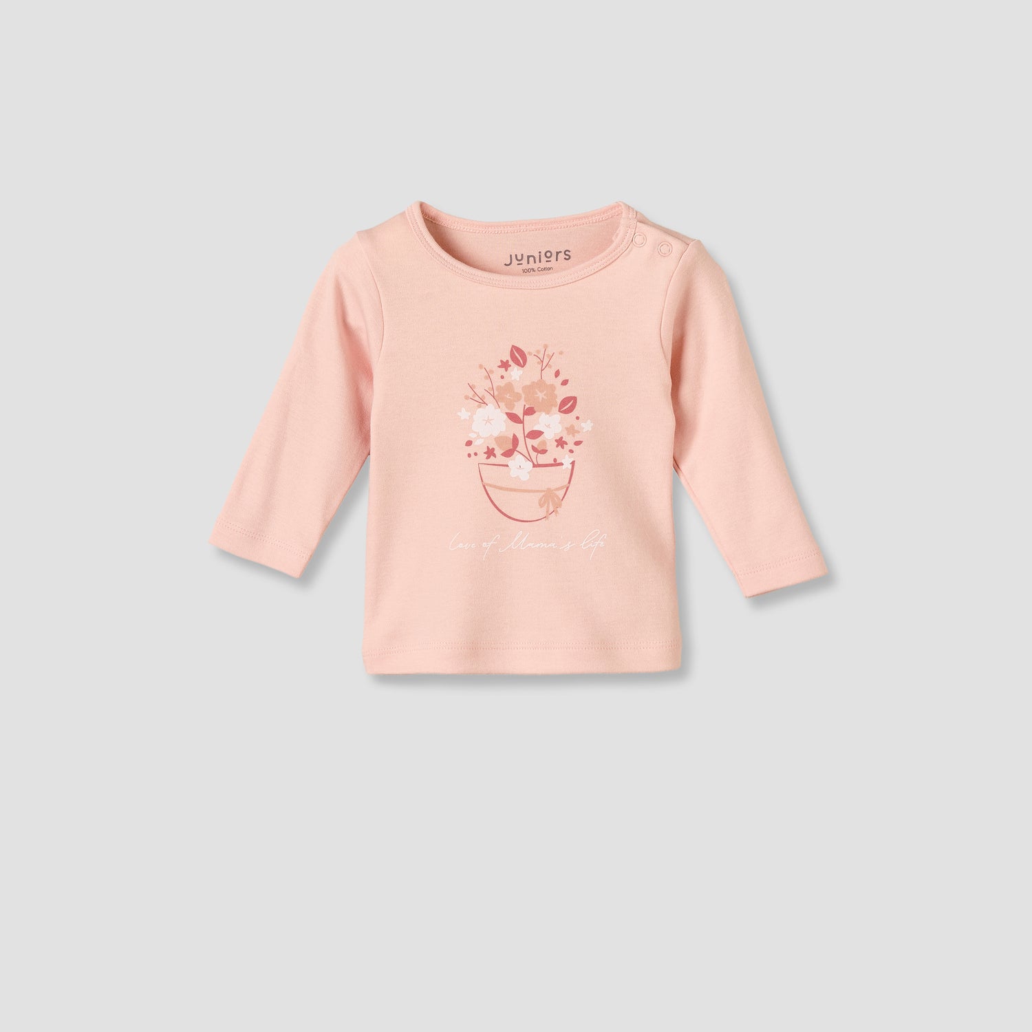 Set of 3 Juniors Cotton Round Neck Pyjama Set with Floral Print