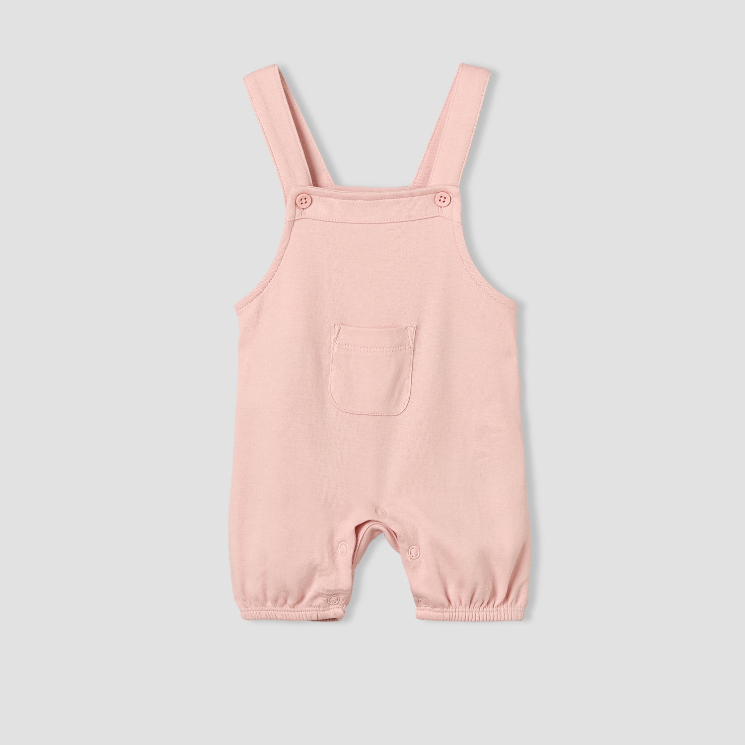 Juniors Round Neck Short Sleeves T-shirt and Dungaree Set with Floral Print