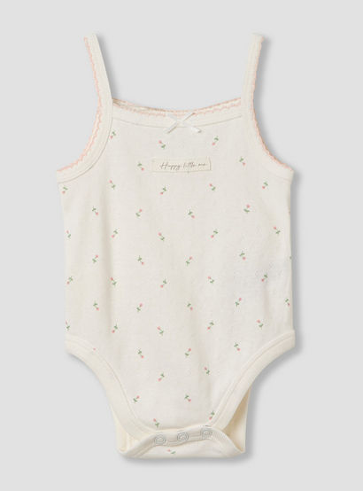 Juniors Floral Print Sleeveless Bodysuit - Set of 2-baby-girls-clothing-bodysuits-image-3