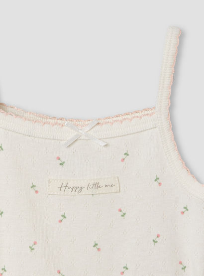 Juniors Floral Print Sleeveless Bodysuit - Set of 2-baby-girls-clothing-bodysuits-image-4