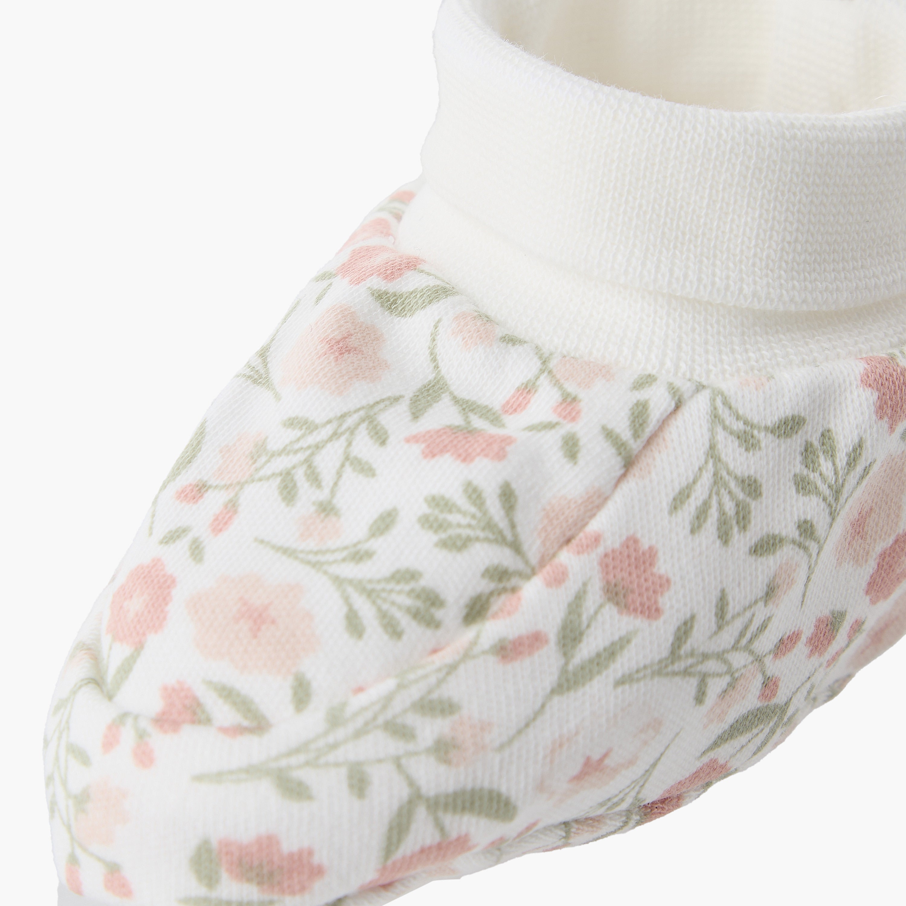 Pack of 2 Juniors Booties with Rolled Hem