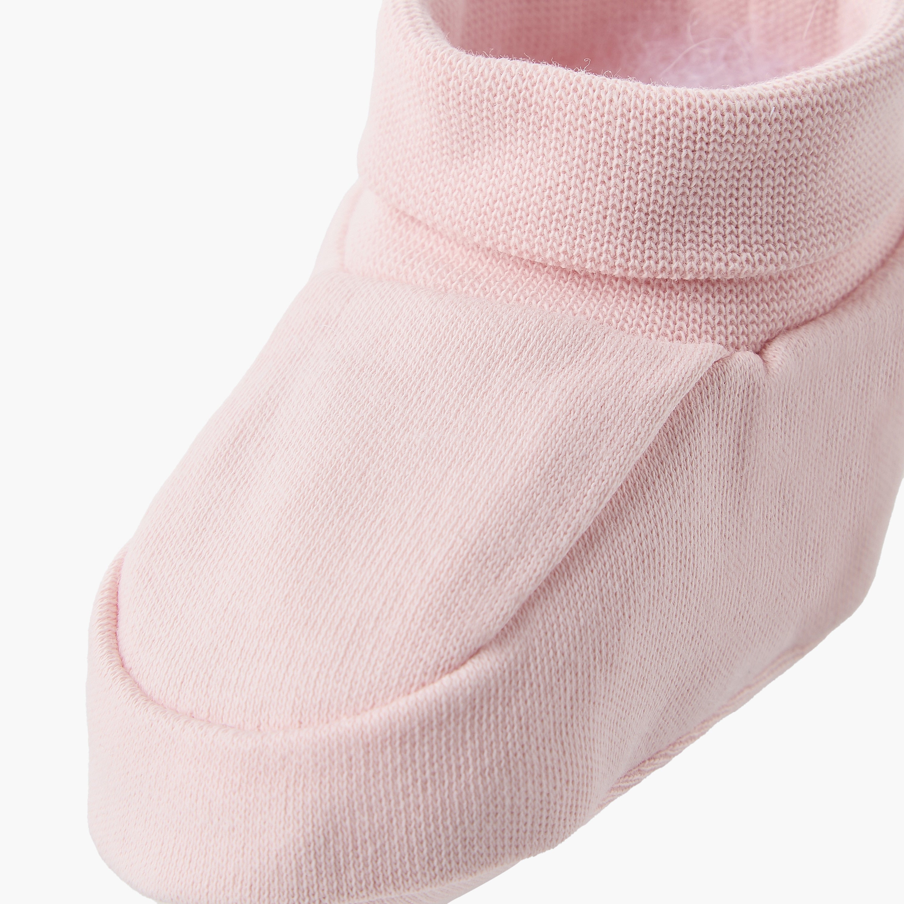 Pack of 2 Juniors Booties with Rolled Hem