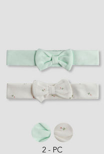 Juniors Bow Accent Headband - Set of 2-undefined-image-1