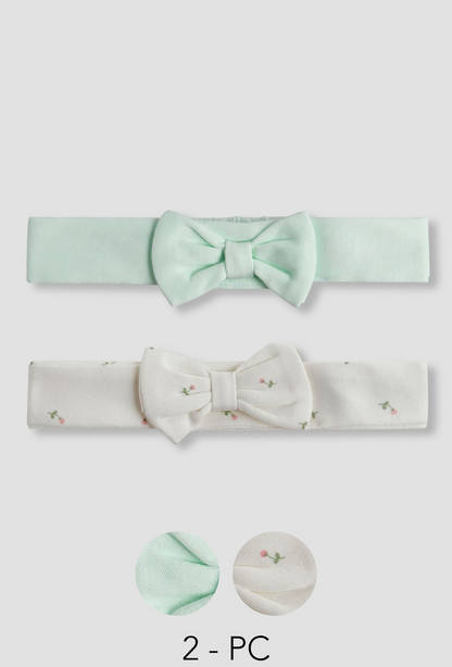 Juniors Bow Accent Headband - Set of 2-undefined-image-1