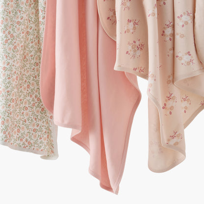 Pack of 3 Juniors Receiving Blanket with Assorted Print