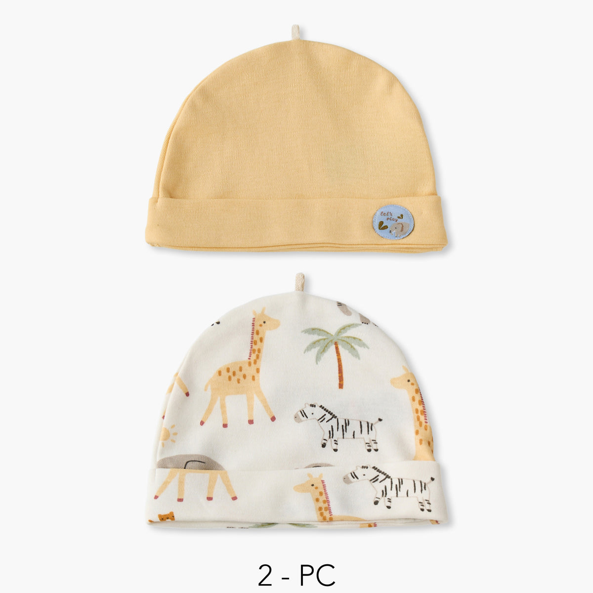 Pack of 2 Juniors Cap with Assorted Design