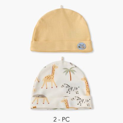 Pack of 2 Juniors Cap with Assorted Design