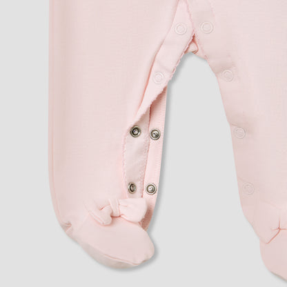 Disney Minnie Mouse Print Sleepsuit with Long Sleeves