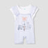 Disney Minnie Mouse Print Dungaree and Solid Top Set - Blue / 12-18 mths