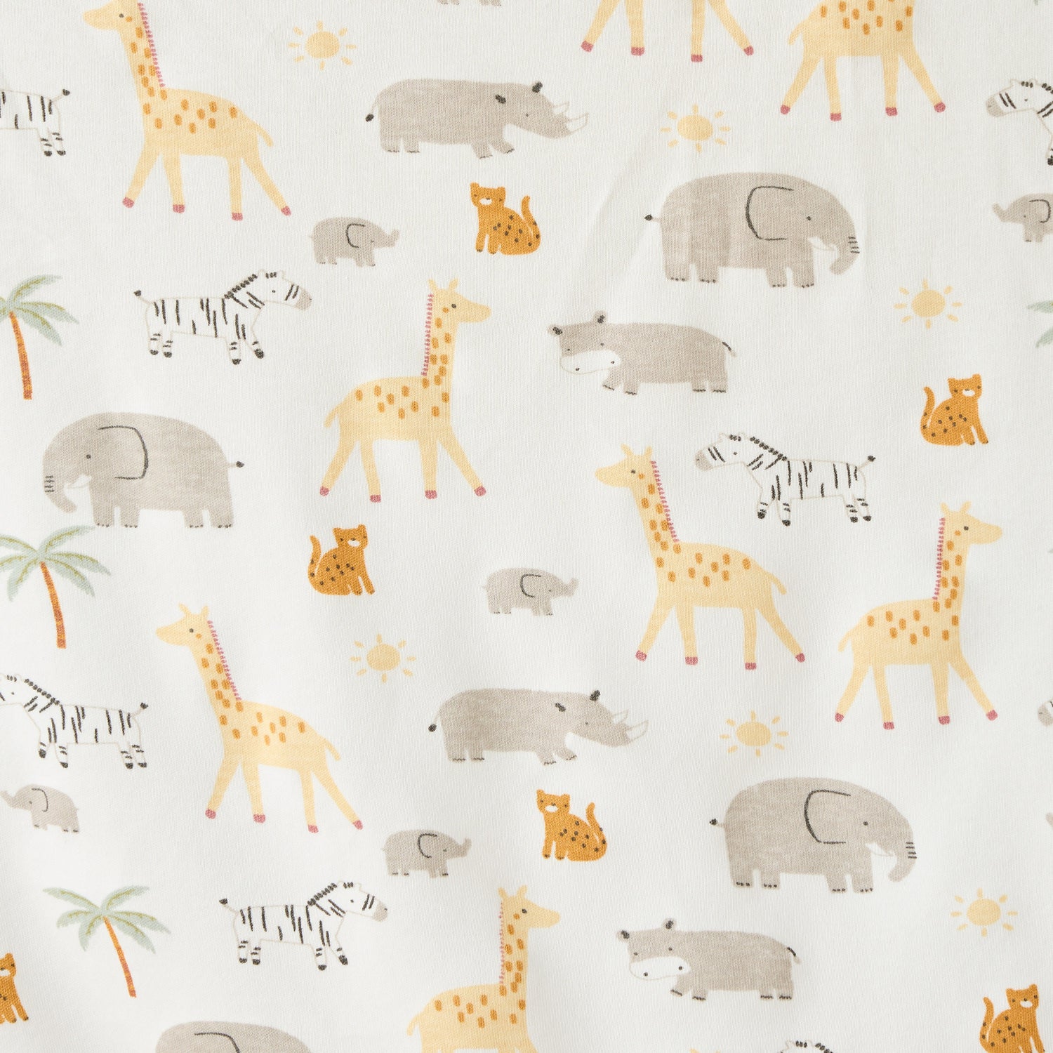 Juniors Receiving Blanket with Safari Print