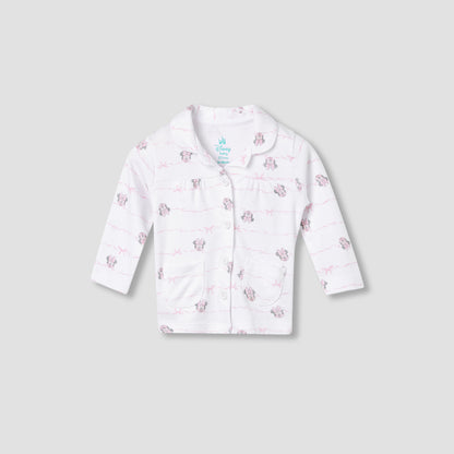 Disney Minnie Mouse Print Shirt and Pyjama Set