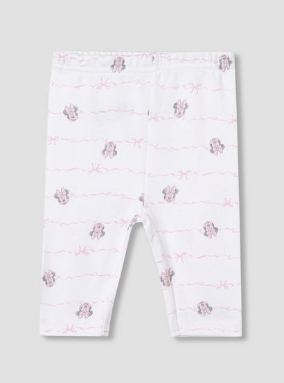 Disney Minnie Mouse Print Shirt and Pyjama Set-baby-girls-clothing-nightwear-pyjamasets-image-3